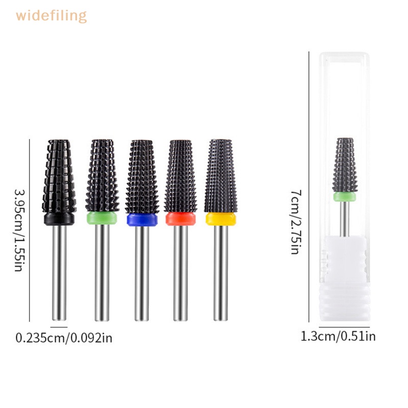 Mũi Khoan Móng Tay Bằng Sứ Đầu 3 / 32 "Loại Bỏ Gel Cứng / Lõm