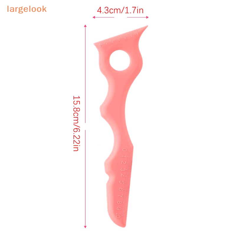 Thước Silicone Kẻ Mắt / Lông Mày Đa Năng Có Thể Tái Sử Dụng Cho Người Mới Bắt Đầu