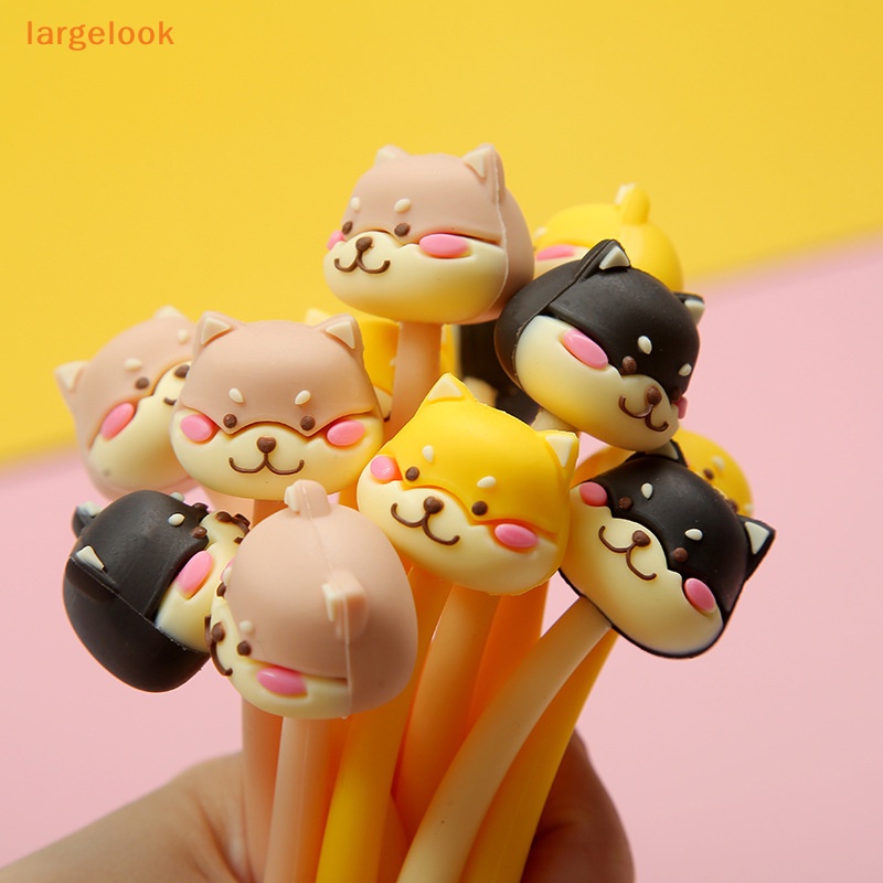 Bút Bi Mực Đen Hình Chú Chó Shiba Inu Dễ Thương Cho Bé