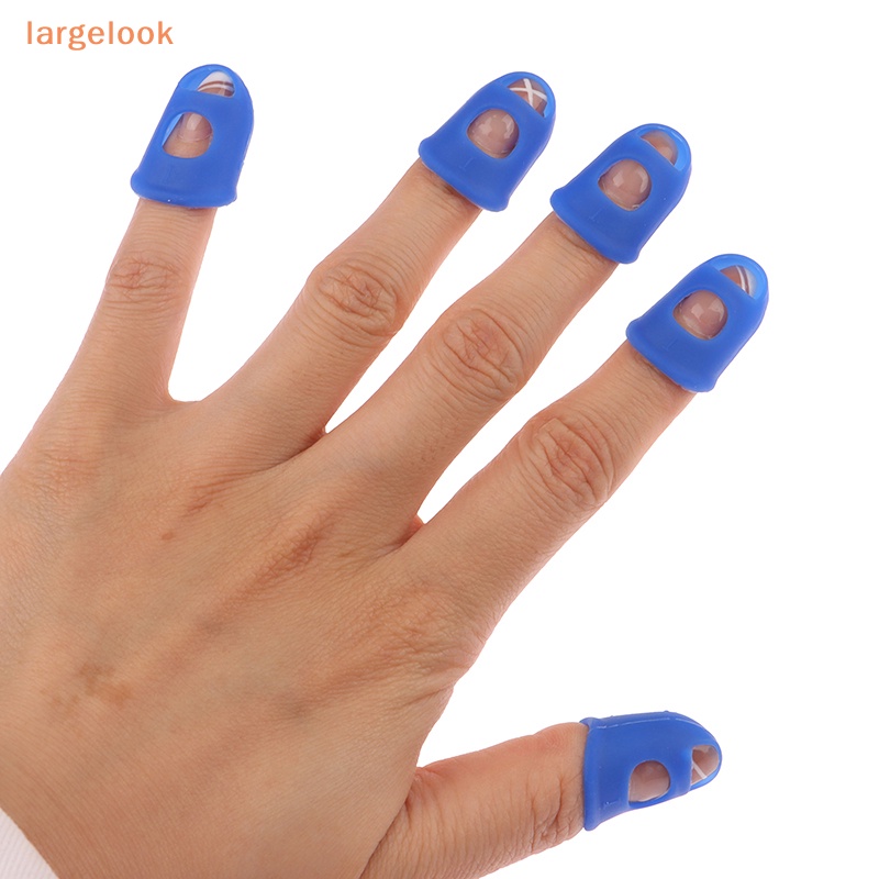 Set 5 Miếng Silicone Bọc Ngón Tay Chống Trượt Nhiều Màu Sắc Bảo Vệ Cho Đàn Guitar Ukulele