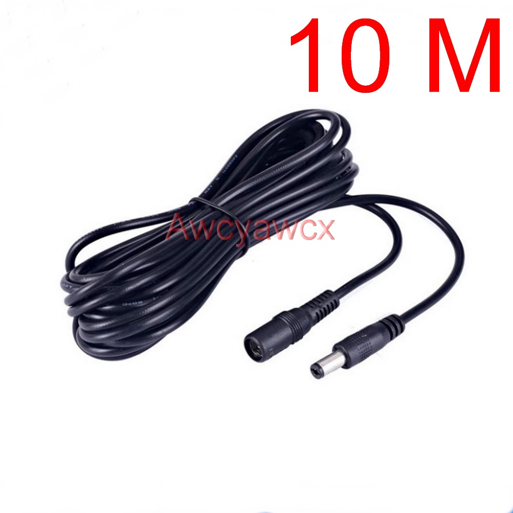 Dây Cáp Nối Dài Cho Quạt Điện Năng Lượng Mặt Trời 5.5mm x 2.1mm 1M 3M 5M 10M 5V 9V 12V