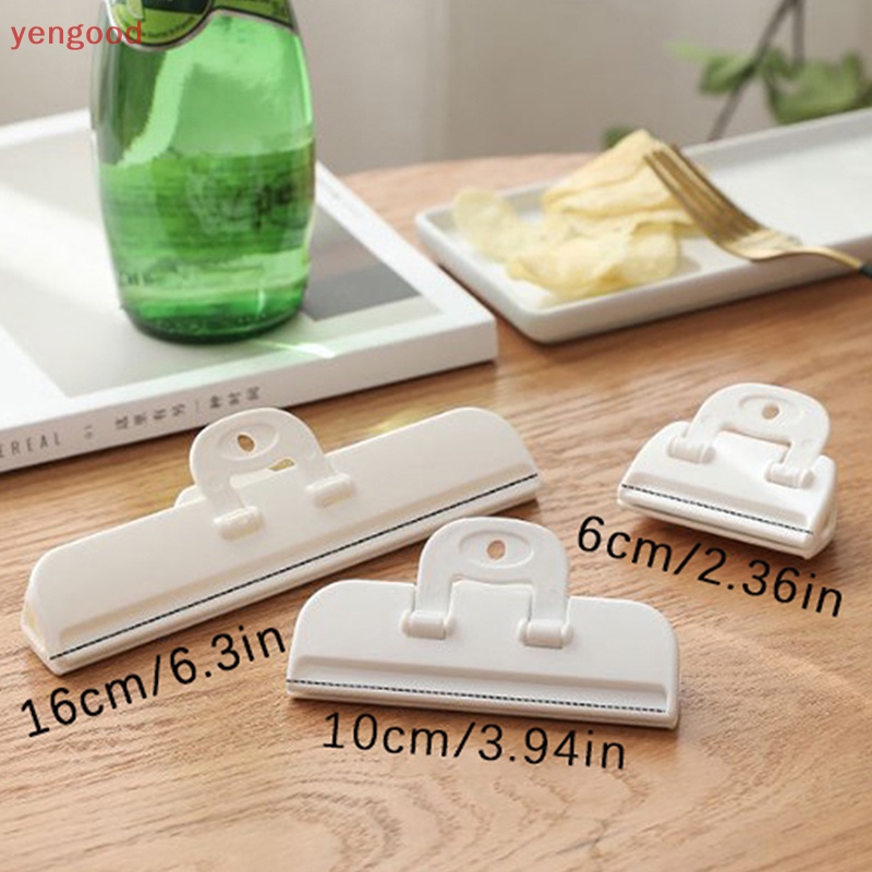 1 Dụng Cụ Kẹp Miệng Túi Thực Phẩm Bằng Nhựa Nhỏ Gọn Cho Nhà Bếp