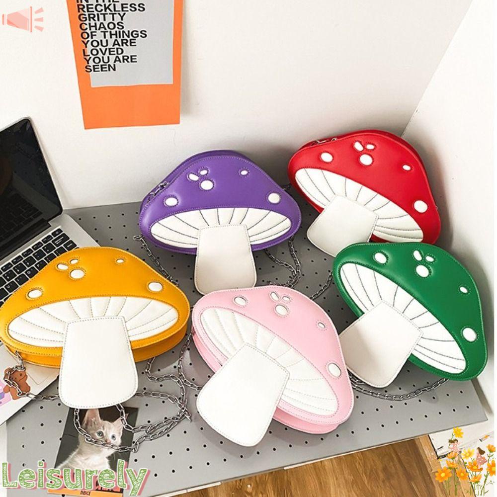 LEILY Túi Xách Dây Xích Đeo Vai Kiểu Dáng Dễ Thương