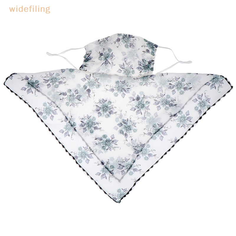 Khăn Choàng Cổ Kiêm Khẩu Trang Chống Nắng Bằng Lụa Khẩu Trang Chiffon Che Phủ Mũi / Miệng Chống Tia UV Khi Đi Ra Ngoài