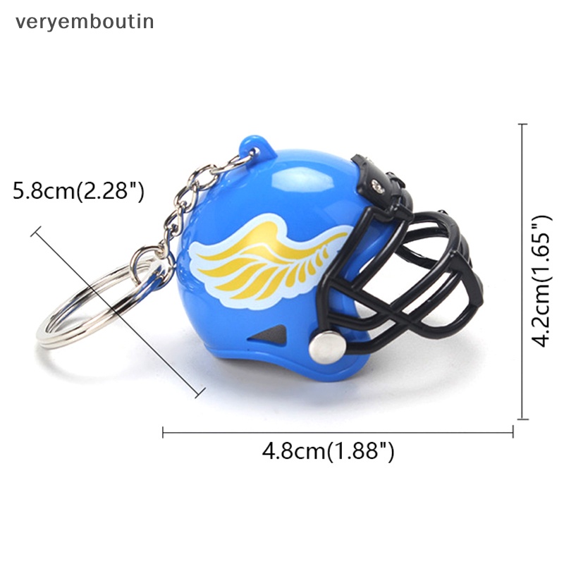 Móc Khóa Hình Cầu Thủ Bóng Bầu Dục Mỹ