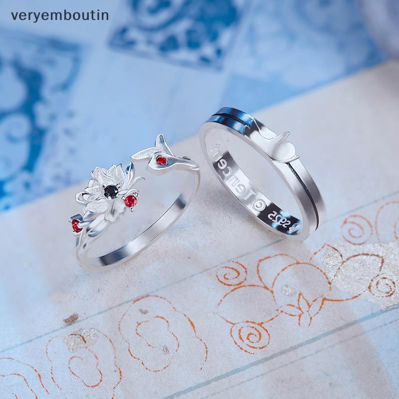 Nhẫn Hóa Trang Nhân Vật Wei Wuxian Lan Wangji Anime Grandmaster of Demonic Cho Cặp Đôi