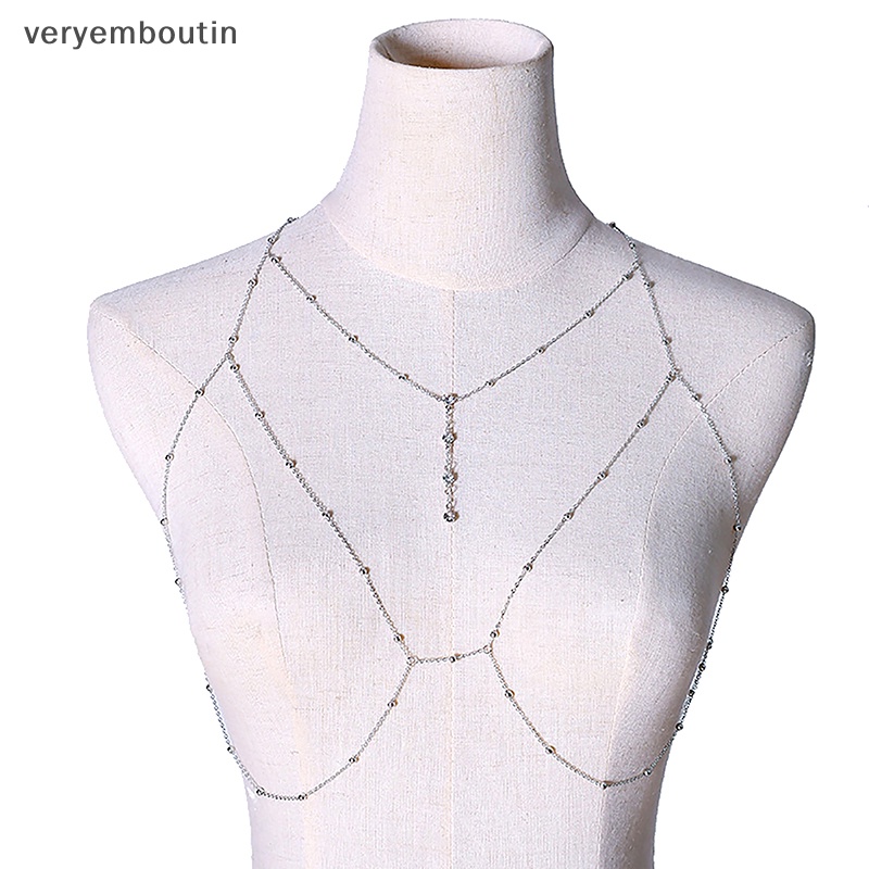 Vòng cổ Cơ Thể Dạng Chuỗi Chéo Ngực Quyến Rũ Cho Nữ