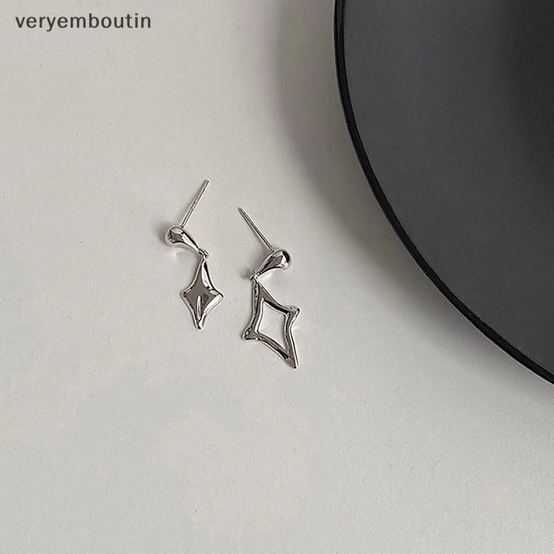 Bông Tai Bạc Hình Ngôi Sao Thời Trang Cá Tính