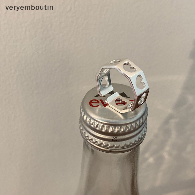 Nhẫn Hở Họa Tiết Hình Học Đơn Giản Thời Trang Cho Nữ