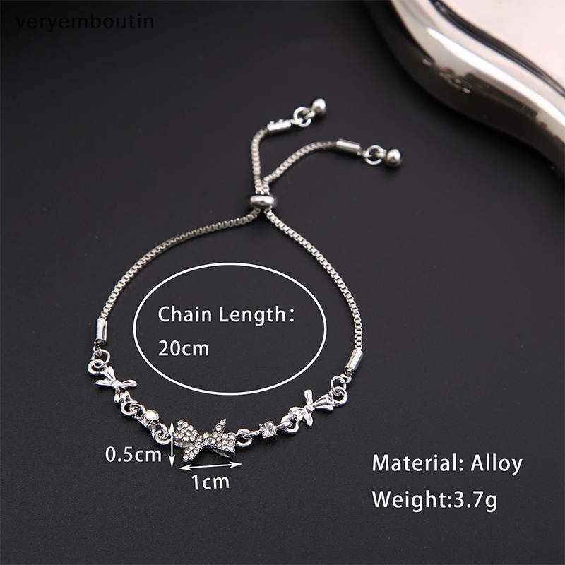 Vòng Tay Đính Đá Pha Lê Thời Trang Hàn Quốc Thanh Lịch Cho Nữ