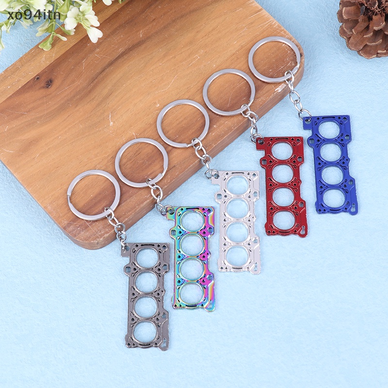 Móc Khóa Mô Hình Đầu Trụ Điều Chỉnh Động Cơ Xe Hơi F1 Racing Fan n DIY