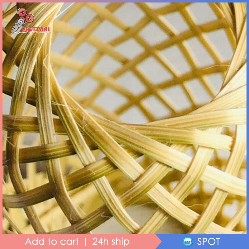 Vỏ Bọc Đèn Trần Bằng Tre Dệt Kiểu Cổ Điển Trang Trí Nội Thất