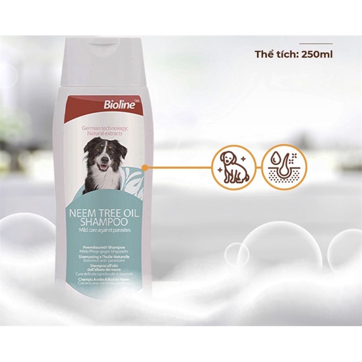 DẦU XẢ TỰ NHIÊN BIOLINE CHO CHÓ MÈO SIÊU MỀM MƯỢT LÔNG