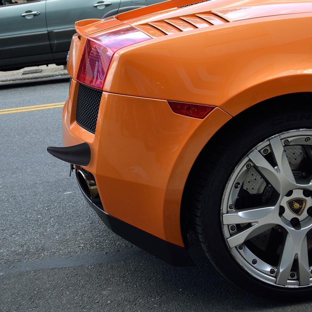 DARNELL Miếng Dán Trang Trí Nóc Xe Hơi Hình Sừng Quỷ 3D Chống Va Chạm