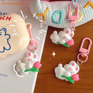 Móc Khóa Hình Thỏ Mini Dễ Thương