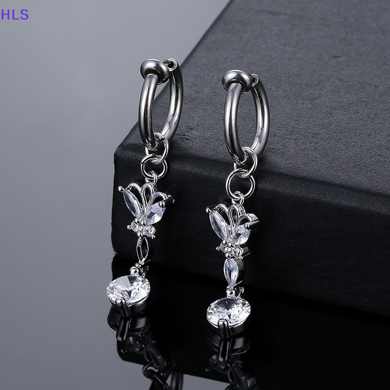 Khuyên Rốn Hình Bướm Đính Đá Zircon Thời Trang Cho Nữ