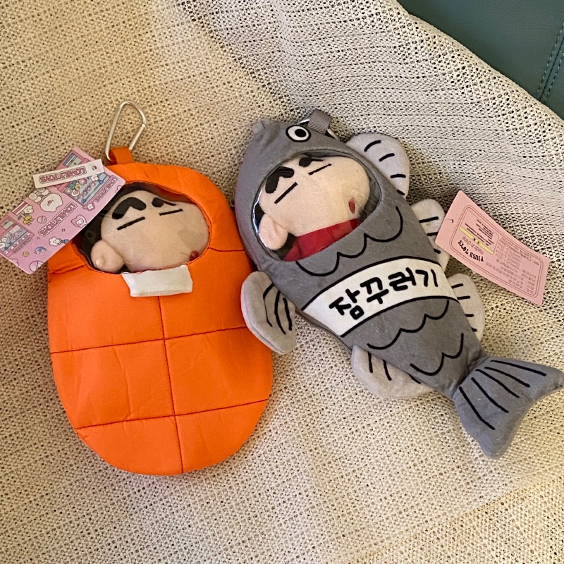 Túi Đựng Bút Chì / Mỹ Phẩm Dung Tích Lớn Hình Búp Bê Shin-Chan Hoạt Hình Sáng Tạo Dễ Thương Có Thể Tháo Rời