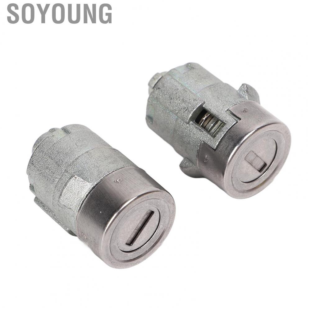 Soyoung 15298924  Robust Left Right Door Lock Cylinder Switch Front Kit Crack Proof for Car