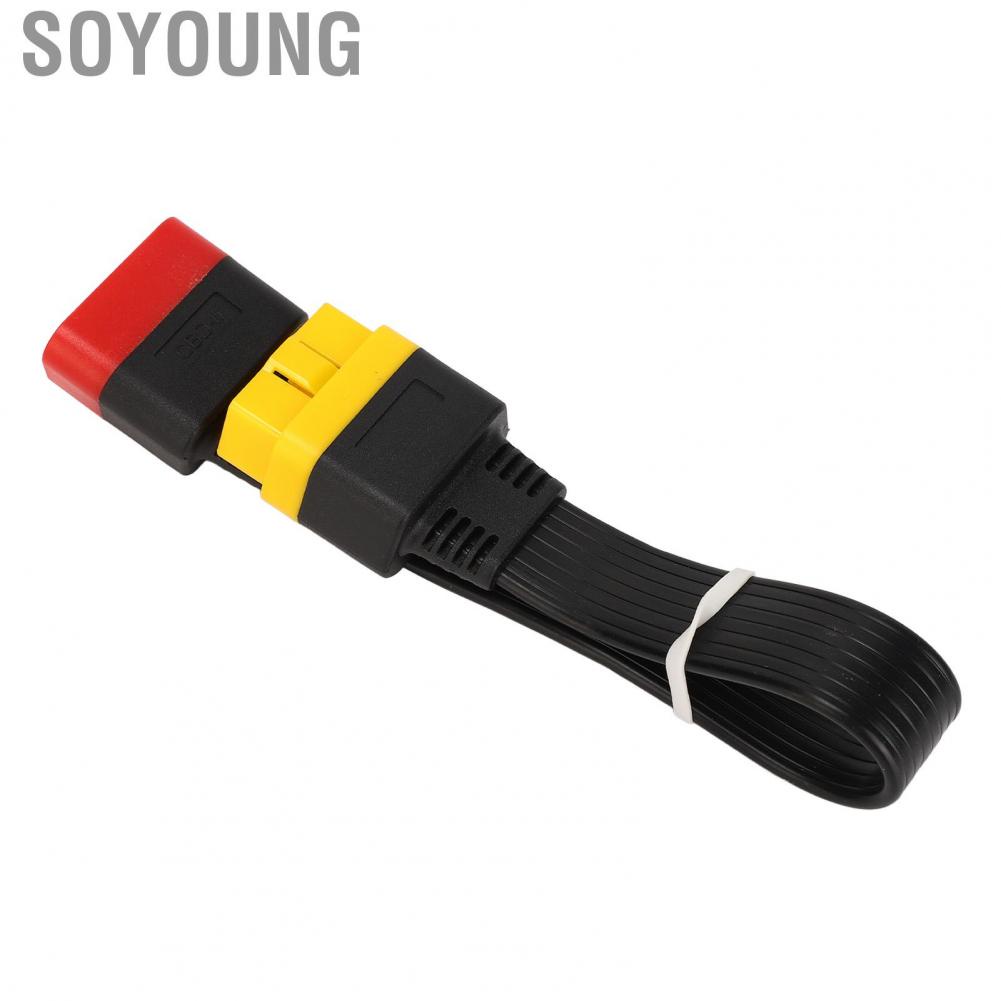 Soyoung OBDII Diagnostic Cable OBD2 Extension Universal Fit for Car