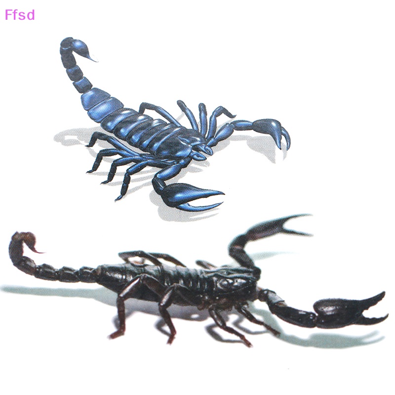 Hình Xăm Dán Họa Tiết Nhện Tatoo Scorpion 3D Phong Cách Halloween Độc Đáo