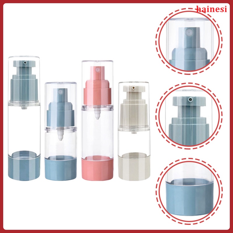 Set 4 Chai Rỗng Trong Suốt Dạng Xịt Dùng Để Đựng Mỹ Phẩm Khi Đi Du Lịch