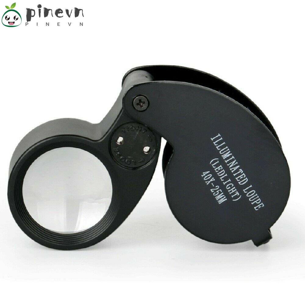 PINEVN Kính Lúp Phóng Đại 40X Chuyên Dụng Làm Trang Sức