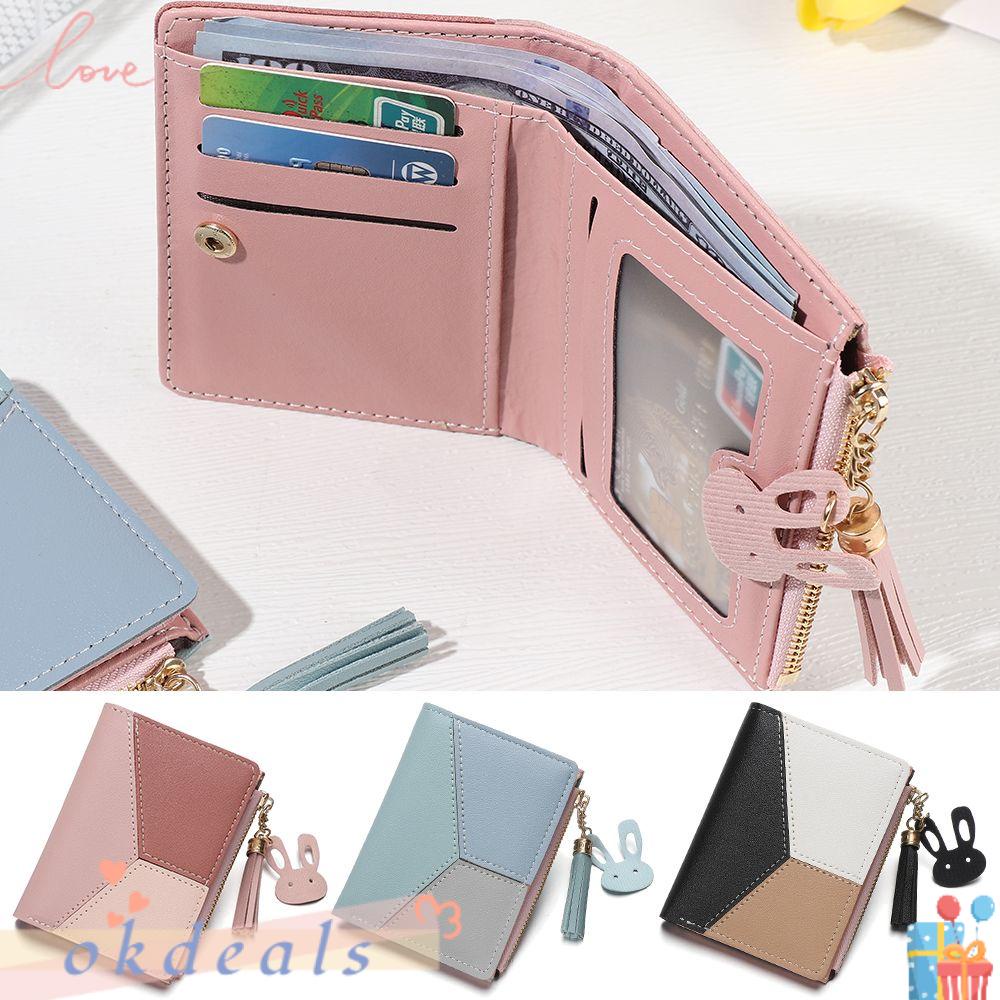 OKDEALS Ví Nữ Da PU Thời Trang Hàn