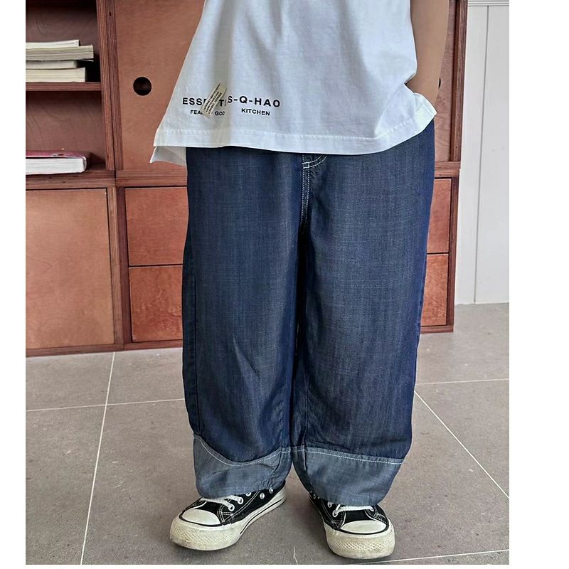 Quần Jean Dài Mềm Mại Chống Muỗi Dễ Phối Đồ Thời Trang 2023 Cho Bé Trai Mới