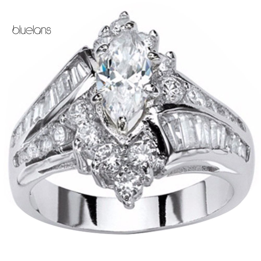 Nhẫn Đính Đá Zirconia Thời Trang Cho Nữ