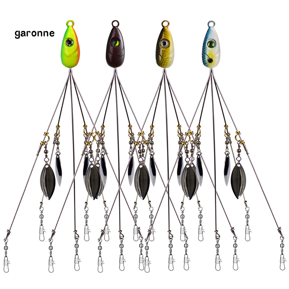 Mồi Giả Nhử Cá 5 Khúc 18g Gắn Kèm Dù Gắn Kèm Móc Câu Tiện Dụng