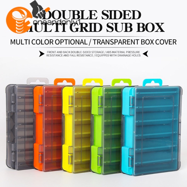 Hộp Đựng Mồi Câu Cá 12 Ngăn Hình Chữ U Đa Năng Tiện Dụng