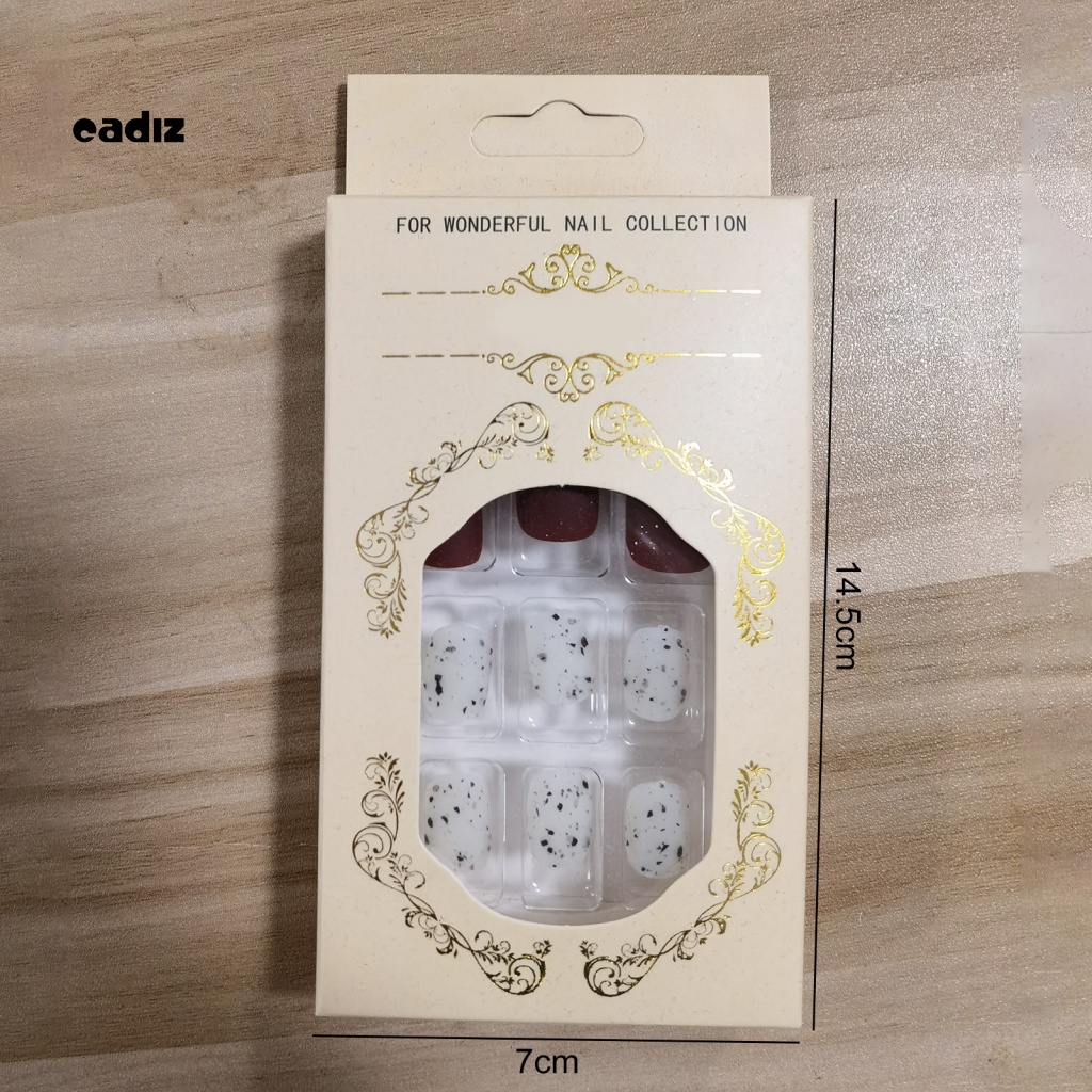 1 Bộ Móng Tay Giả Siêu Mỏng Màu Sắc Sống Động Dễ Sử Dụng DIY