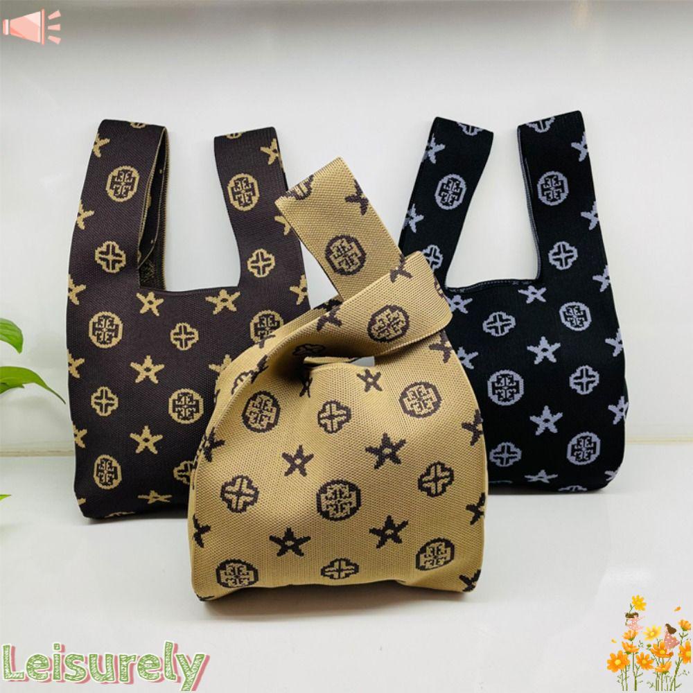 LEILY Túi Xách Đan Len Mini Đeo Chéo Thời Trang Cho Nữ