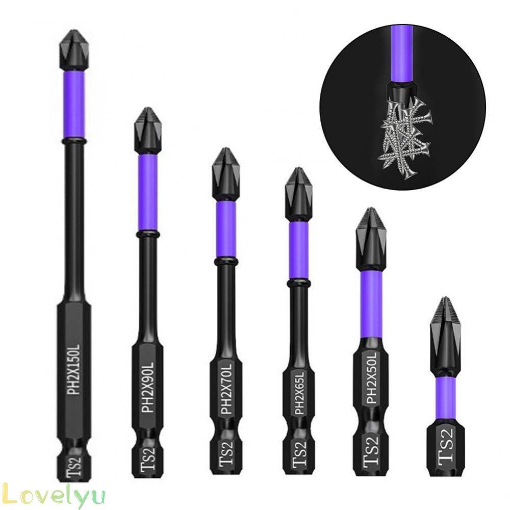 ⭐READY STOCK ⭐Non-slip PH2 Magnetic Batch Head Cross Screwdriver Hardness Impact Drill Bit