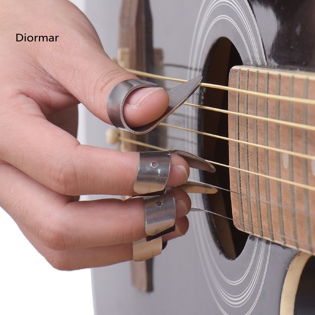 Set 4 Miếng Gảy Đàn Guitar Bằng Thép Không Gỉ