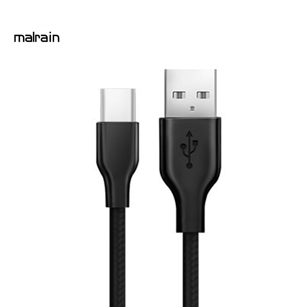 Dây Cáp Sạc Nhanh Micro USB / Type C Bằng Nylon Bện Dài 1m Dành Cho Điện Thoại Di Động