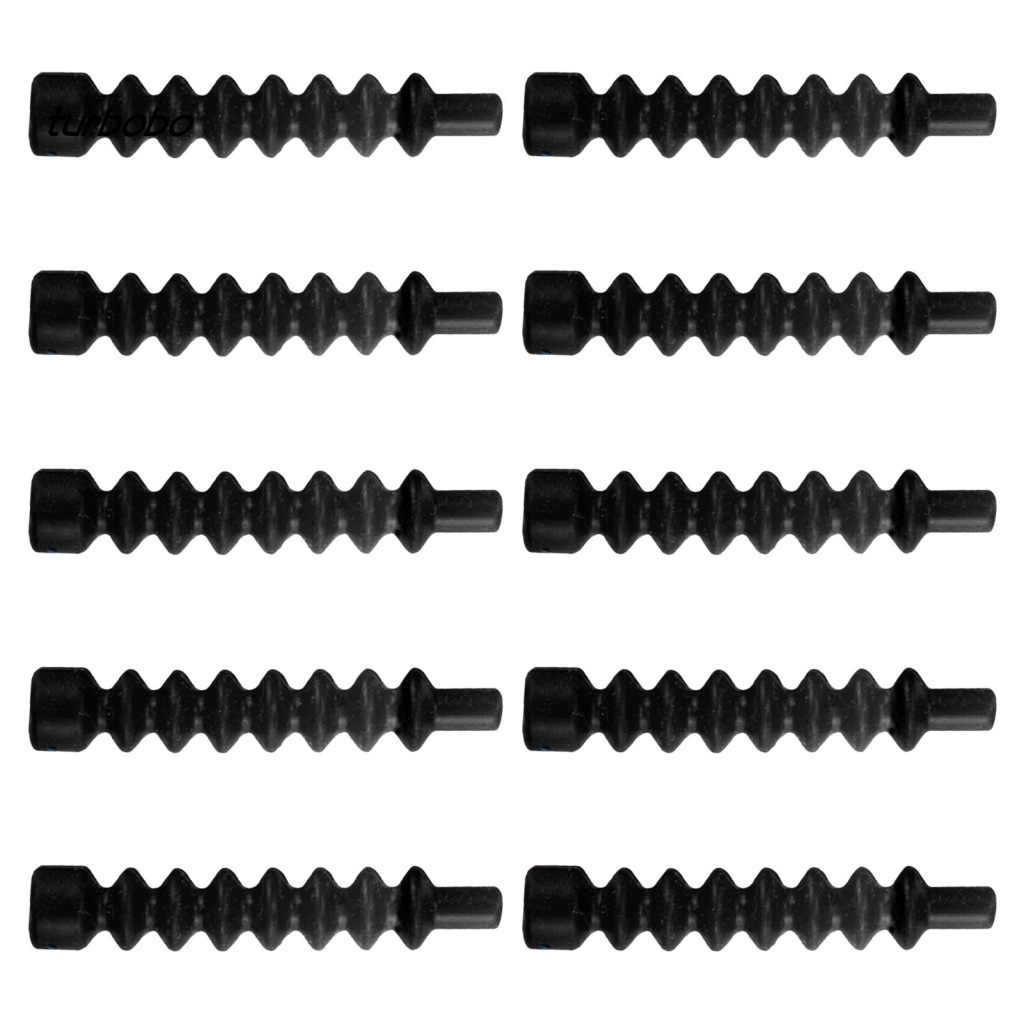 Set 10 Ống Cao Su Chữ V Bọc Phanh Thắng Xe Đạp Chống Nước &amp; Mài Mòn