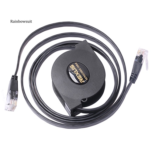 Cáp Mạng Ethernet Cat 7 Cat 6 Xoắn 66 / 49 / 33 Ft Cat Có Thể Thu Gọn