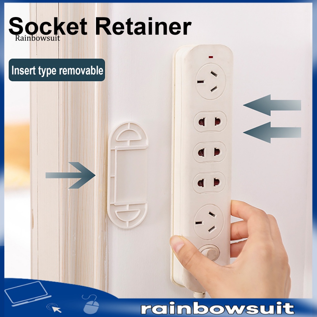 Giá Đỡ Cố Định Phích Cắm Điện Gắn Tường Thông Dụng Dễ Lắp Đặt Cho Văn Phòng / Gia Đình