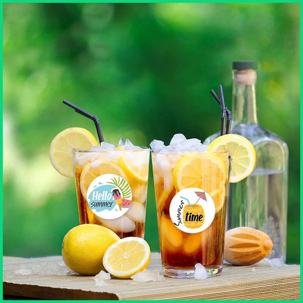 Set 90 Miếng Dán Chủ Đề Mùa Hè Cho Laptop / Vali / Ván Trượt / Máy Tính