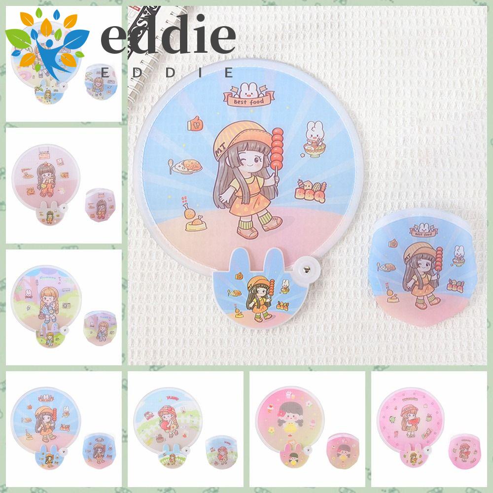 26EDIE Quạt Gấp Hình Tròn Có Túi Và Đĩa Bay Tròn Bằng Vải Dành Cho Trẻ Em