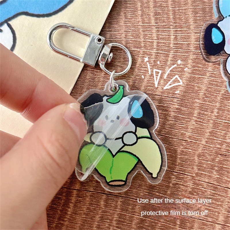 Hoạt Hình Dễ Thương Chó Móc Khóa Chữa Động Vật Móc Chìa Khóa Sáng Tạo Mèo Mặt Dây Chuyền Cho Xe Ô Tô Móc Khóa Túi Ví Phụ Kiện Tự Làm Quà Tặng Truing1