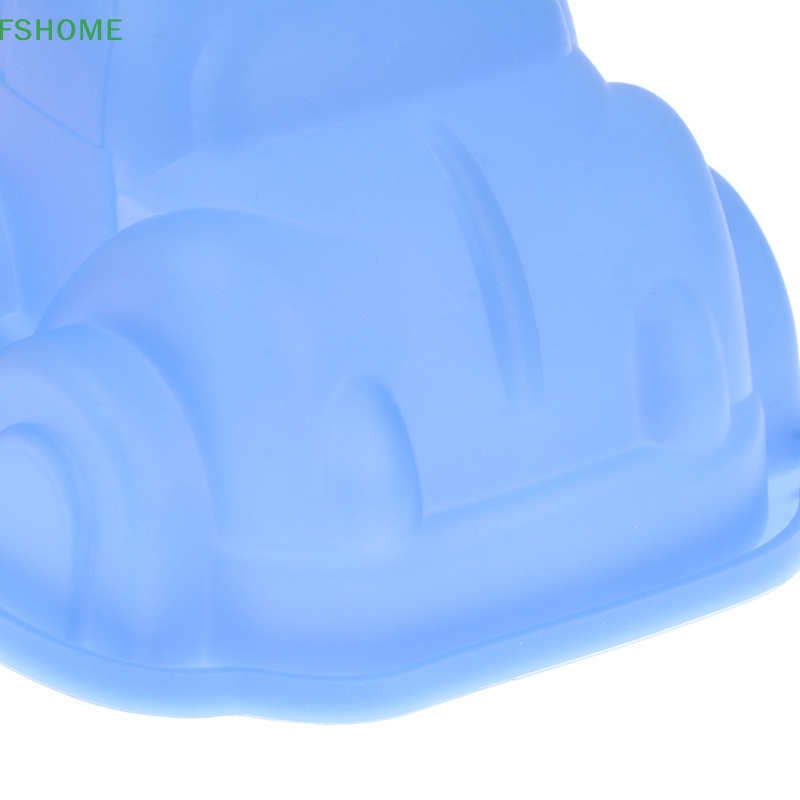 Fshome Khuôn Silicon Làm Bánh / Xà Phòng Hình Xe Hơi Dễ Thương DIY