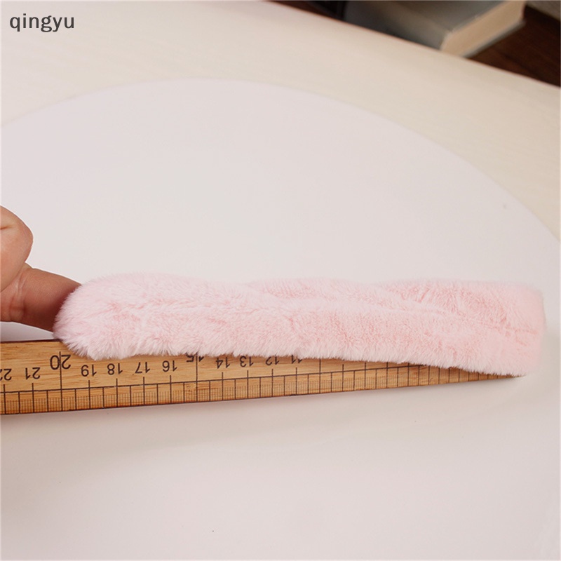 Dây Buộc Tóc Cao Su Co Giãn Bọc Vải Lông Mềm Nhiều Màu Ấm Áp Mùa Đông Mới Cho Nữ