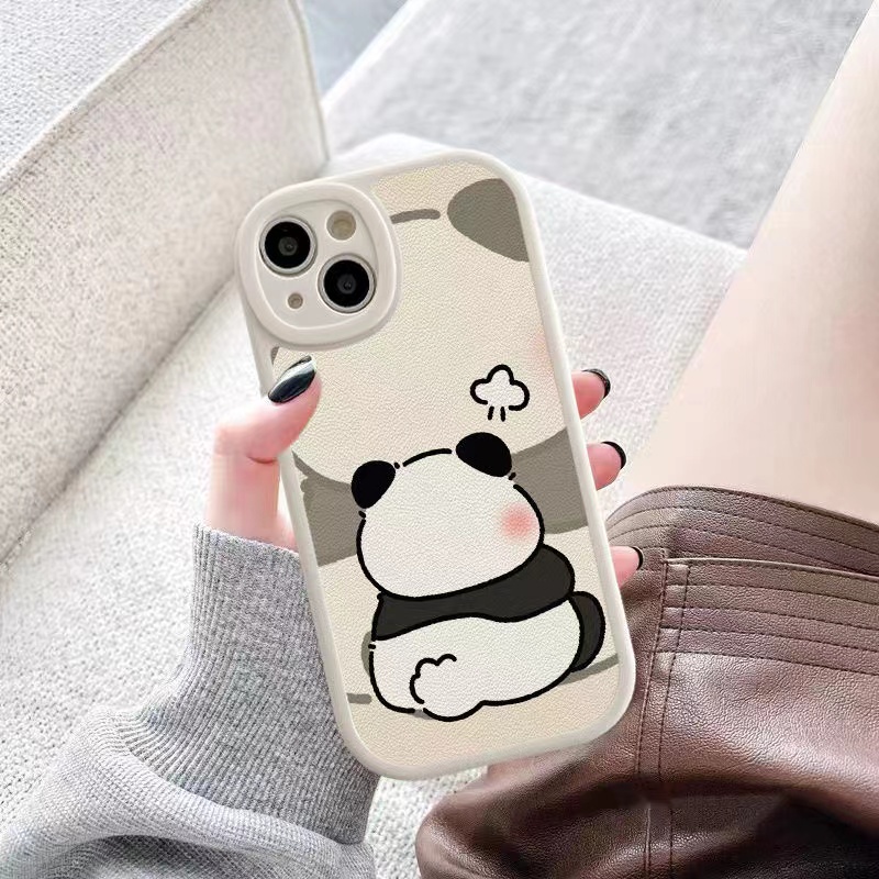 Ốp lưng Realme C51 C53 Nfc C55 C35 C11 C15 C12 C17 C21y C25 C25y C25s C20 C21 8 Pro 8i 7i 7 6 5 C3 C2 5i 5s C1 Narzo 50a Prime cartoon lovely Back Shadow panda lovers soft phone case