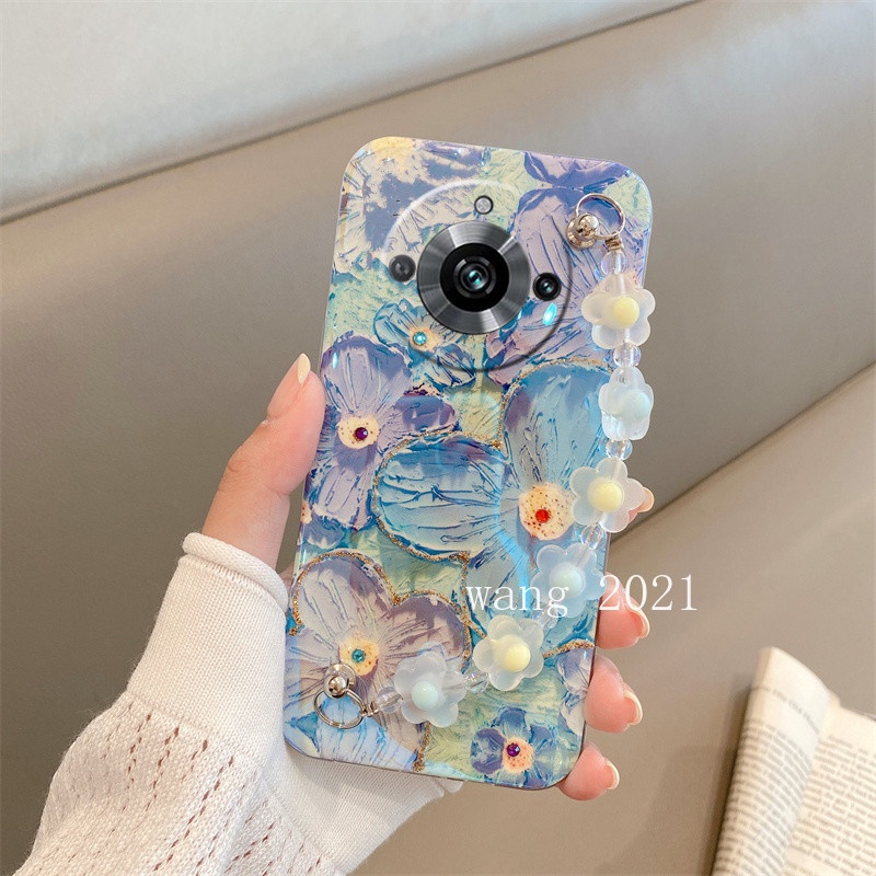 Ốp Điện Thoại Mềm Họa Tiết Tranh Sơn Dầu Ánh Xanh Cho Realme11 Pro Realme 11 Pro + Plus 5G 2023 Realme 11 Pro 5G