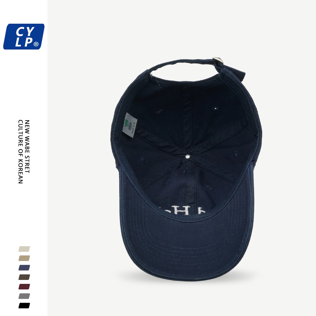 Mũ Lưỡi Trai Mềm Thêu Chữ Phong Cách Đường Phố Hàn Quốc Thời Trang Cho Cặp Đôi