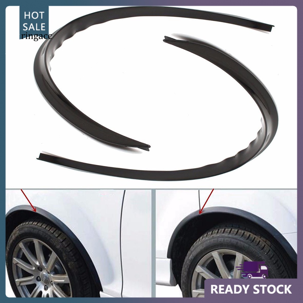 FENDER Set 2 Dải Dán Sợi Carbon Bảo Vệ Vành Bánh Xe Hơi