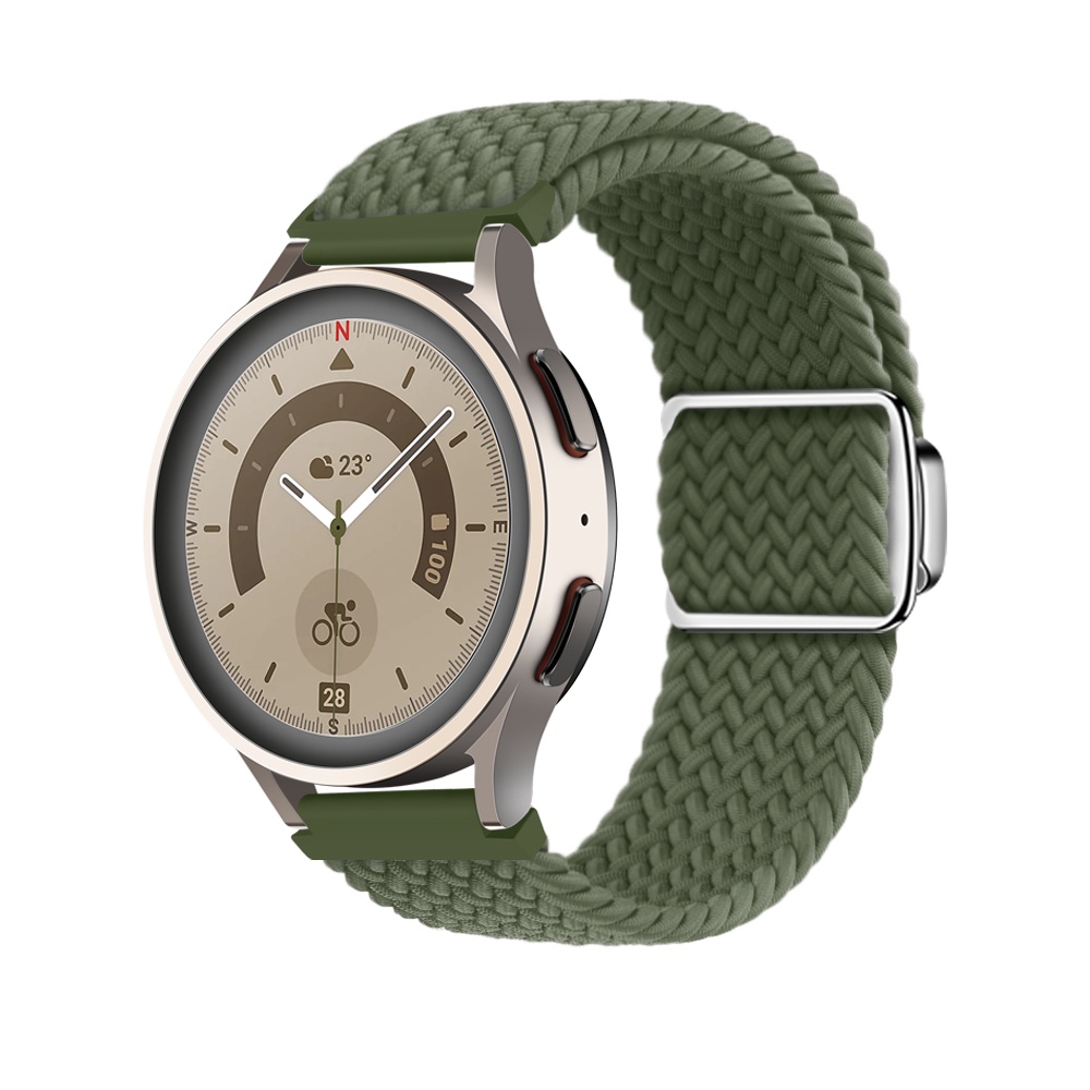 Dây Đeo Nylon 20mm 22mm Cho Đồng Hồ Thông Minh Samsung Galaxy Watch 4 3 6 5 Pro Classic Active 2 Huawei 4 GT 2 3