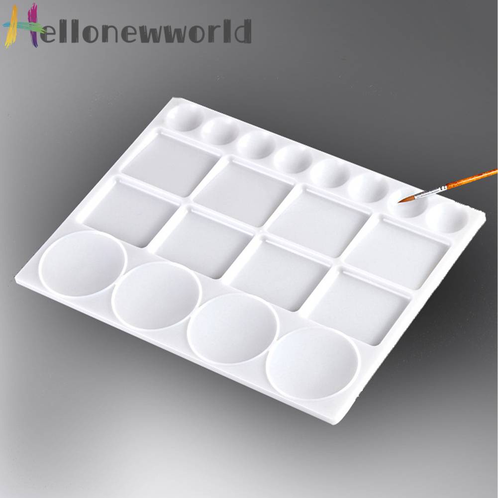 Khay Trộn Màu Nước Bằng Nhựa PP 20 Ngăn Tiện Dụng